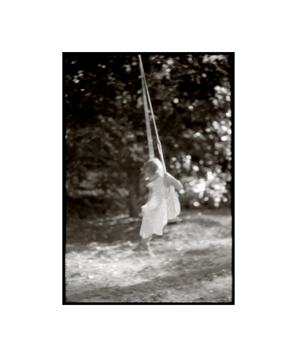 'Girl on a Swing' - 
archival pigment print from 35mm film negative
