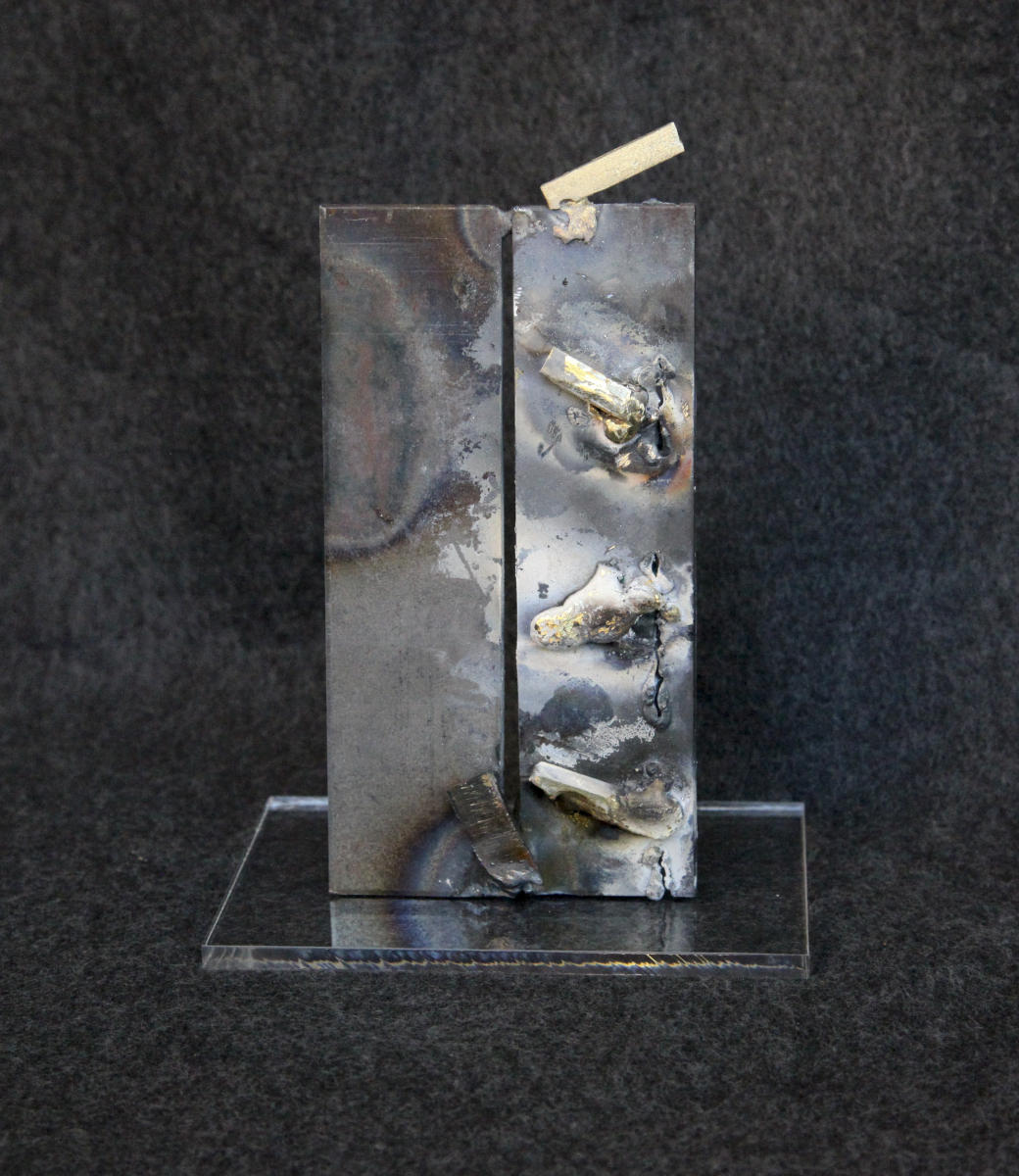 'ALCHEMY' - 2013
 (6.75"x3.25"x1.5")
steel, brass
