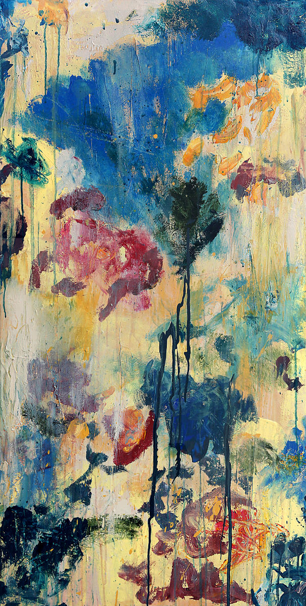 'GYPSY SHAWL' - 2017 (24"x48") 
acrylic on canvas
