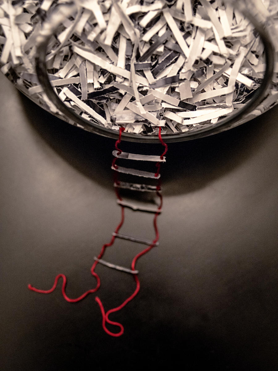 'UNTITLED (Severing Ties with The Past)' - (detail)