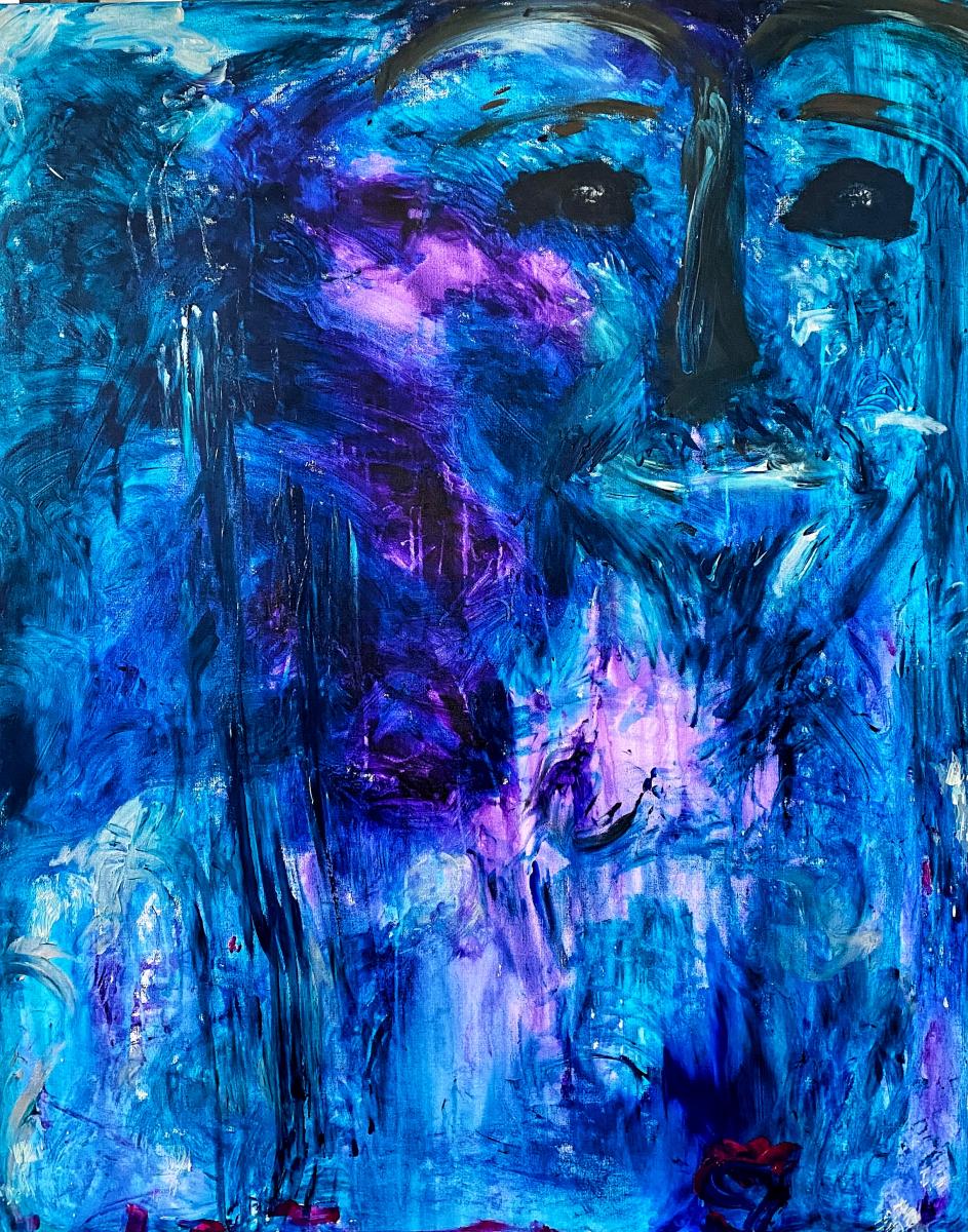 'I in You, You in Me, We in Him' - 2021 
(48"x60")
acrylic on canvas
